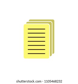 sheets icon. Element of web icon for mobile concept and web apps. Colored isolated sheets icon can be used for web and mobile. Premium icon on white background