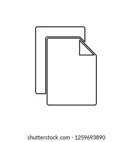 sheets icon. Element of web for mobile concept and web apps icon. Thin line icon for website design and development, app development