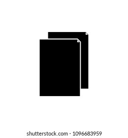 sheets icon. Element of web icon with one color for mobile concept and web apps. Isolated sheets icon can be used for web and mobile on white background