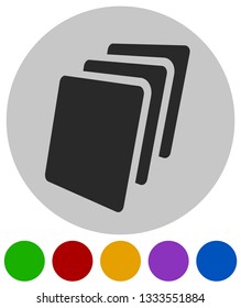Sheets icon, Sheets of paper or other material