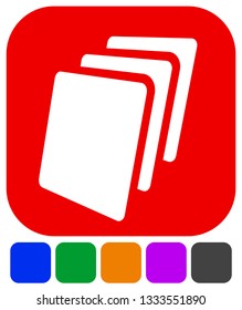 Sheets icon, Sheets of paper or other material
