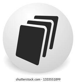 Sheets icon, Sheets of paper or other material