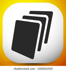 Sheets icon, Sheets of paper or other material