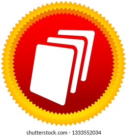 Sheets icon, Sheets of paper or other material