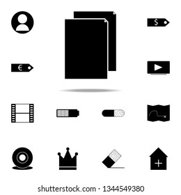 sheets icon. web icons universal set for web and mobile