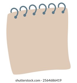 sheets from notebook, bookmarks design