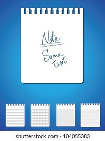 Sheets of paper