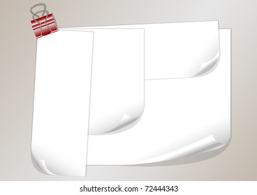 Sheets of paper