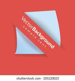 Sheets paper. Vector illustration.