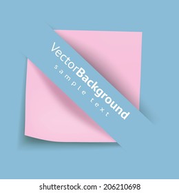 Sheets paper. Vector illustration.