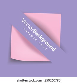 Sheets paper. Vector illustration