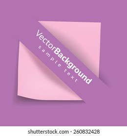 Sheets paper. Vector illustration