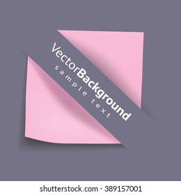 Sheets paper. Vector illustration.