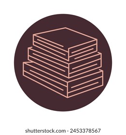 Blätter von Holzmaterialien Linie schwarze Ikone. Sign for Web-Seite, mobile App, Button, Logo. Vektorgrafik isoliertes Button. Bearbeitbarer Strich.
