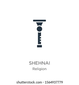 Shehnai icon vector. Trendy flat shehnai icon from religion collection isolated on white background. Vector illustration can be used for web and mobile graphic design, logo, eps10