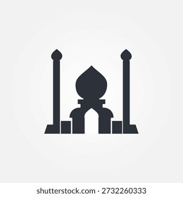El jeque de la mezquita islámica es una mezquita de estilo silicato para el concepto de religión islámica, oración y Lugares famosos culturales.