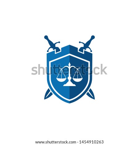 sheild and balance logo template