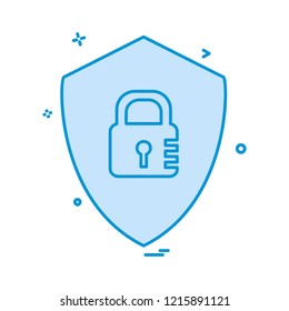 Sheild icon design vector