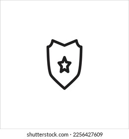 sheild vector line new icon