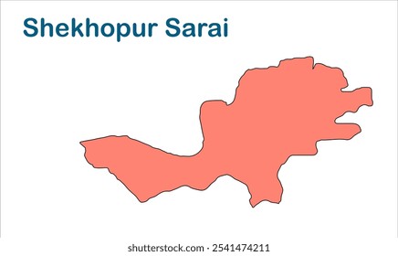 Shekhopur Sarai subdivision map- ,Sheikhpura District, Bihar State, Republic of India, Government of Bihar, Indian territory, Eastern India, politics, village, tourism