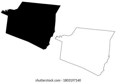 Shelby County, Kentucky (U.S. county, United States of America, USA, U.S., US) map vector illustration, scribble sketch Shelby map