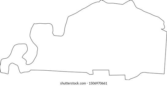 shelby County map in Tennessee state