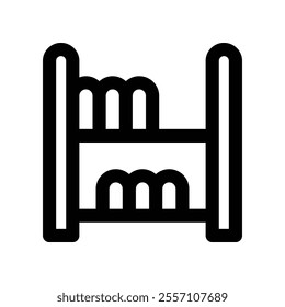 shelf icon. vector line icon for your website, mobile, presentation, and logo design.