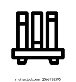 shelf icon. vector line icon for your website, mobile, presentation, and logo design.