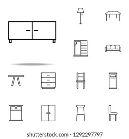 a shelf icon. web icons universal set for web and mobile