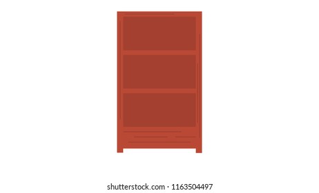 Shelf isolated vector illustration