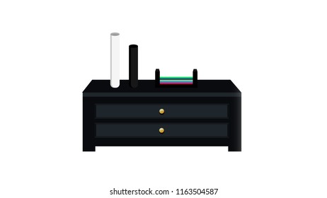 Shelf isolated vector illustration