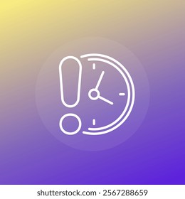 shelf life or expire time icon
