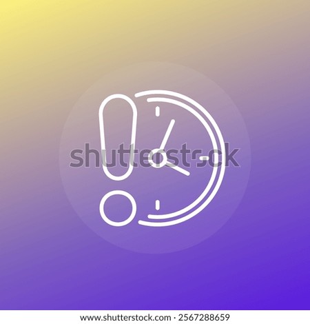 shelf life or expire time icon