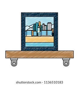 shelf with portrait icon