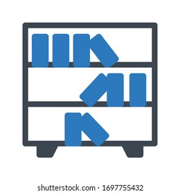 shelf vector glyph color icon 