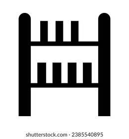 Shelf Vector Glyph Icon For Personal And Commercial Use.
