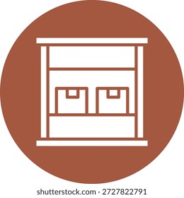 Shelf Vector Icon Design Illustration