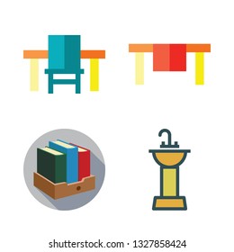 shelf vector icon set