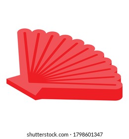 Shell bath toy icon. Isometric of shell bath toy vector icon for web design isolated on white background