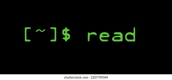 Shell Commands Read With Dollar Sign And Command Prompt