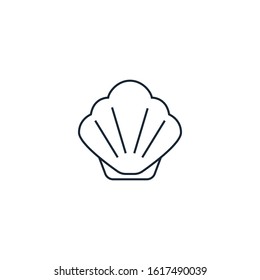 shell creative icon. From Ecology icons collection. Isolated shell sign on white background