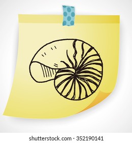shell doodle