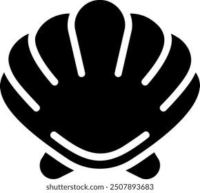 shell glyph icon illustration vector