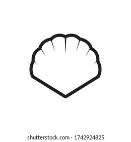 Shell graphic design template vector isolated