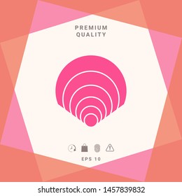 Shell icon, elements for your design