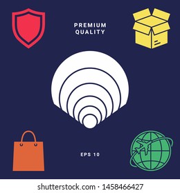 Shell icon, elements for your design