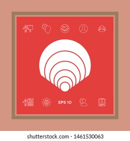 Shell icon, elements for your design