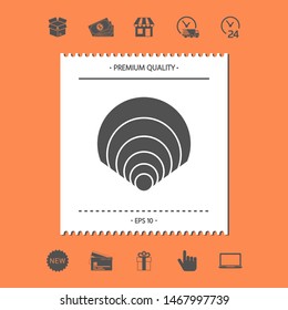 Shell icon, elements for your design