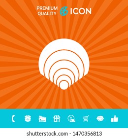 Shell icon, elements for your design