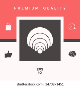 Shell icon, elements for your design